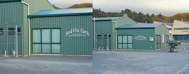 Seed on Earth Wellington depot buildings